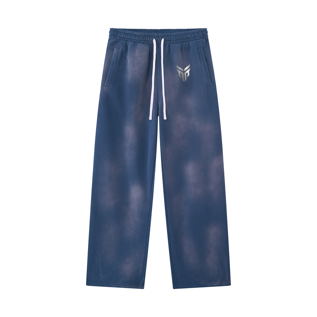Unisex Sunfade Wide Leg Fleece Sweatpants