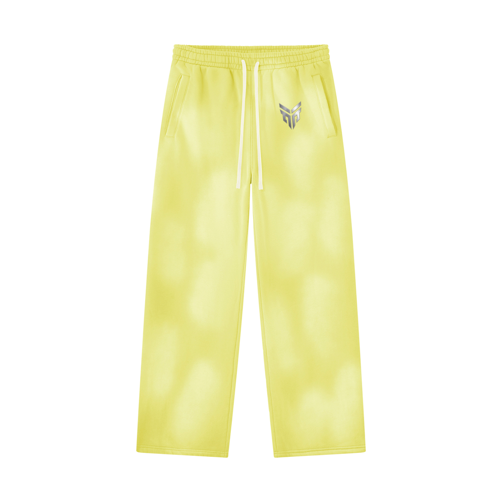 Unisex Sunfade Wide Leg Fleece Sweatpants