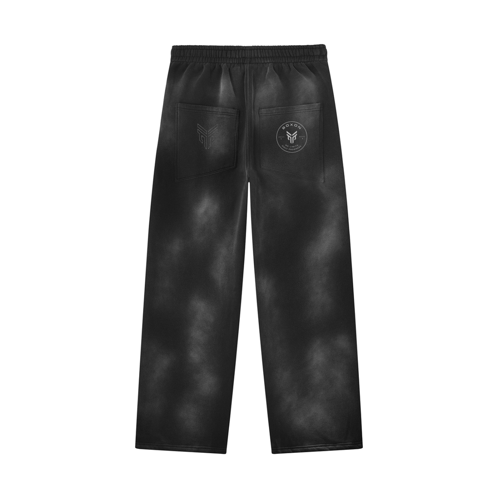 Unisex Sunfade Wide Leg Fleece Sweatpants