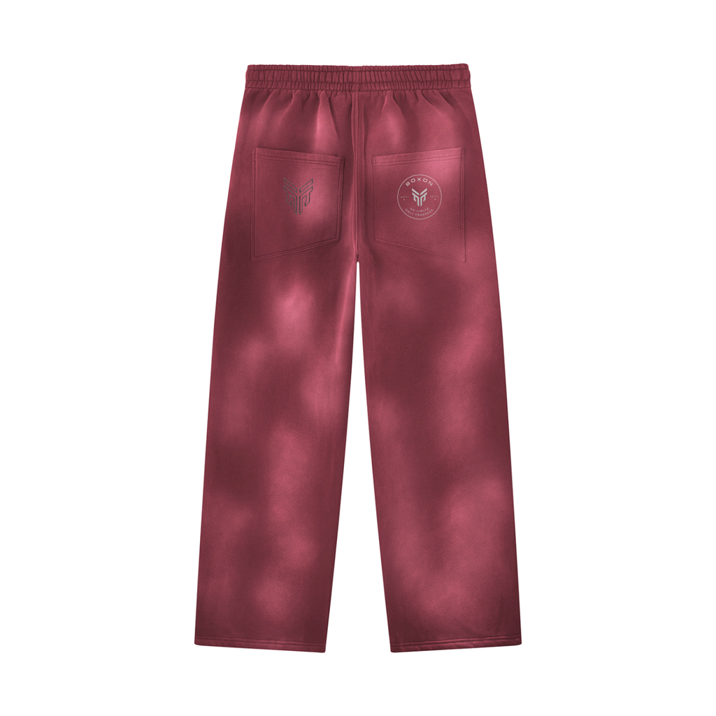 Unisex Sunfade Wide Leg Fleece Sweatpants
